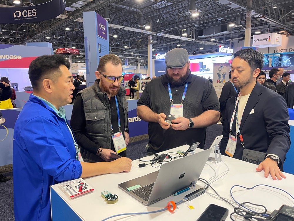 「T-QOM」実演の様子